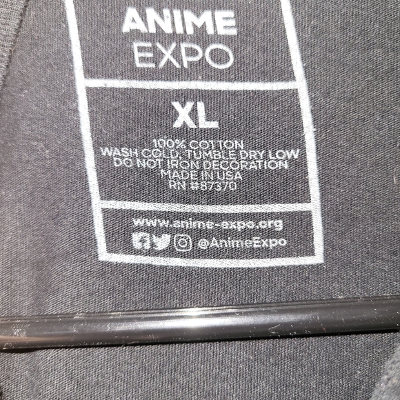 Mens Anime Expo T-Shirt. Size XL. Used. - Picture 3 of 3